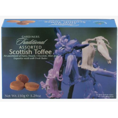 Gardiners - Scottish Range - Bluebells Assorted Toffees Carton