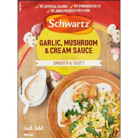 Schwartz Sachets - Garlic Mushroom and Cream Sauce