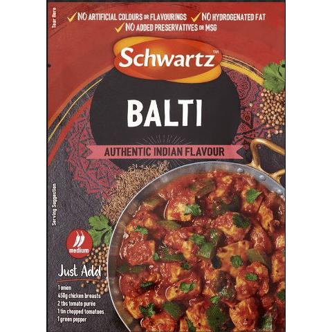 Schwartz Sachets - Indian Balti