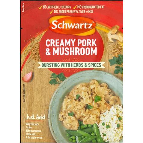 Schwartz Sachets - Creamy Pork & Mushroom