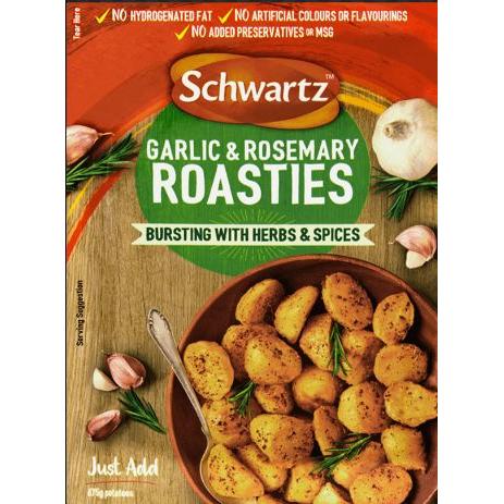 Schwartz Sachets - Crispy Pot Roasties and Garlic