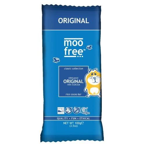 FLP Moo Free - Dairy Free Organic Milk Alternative Chocolate Bar 12 x  100001