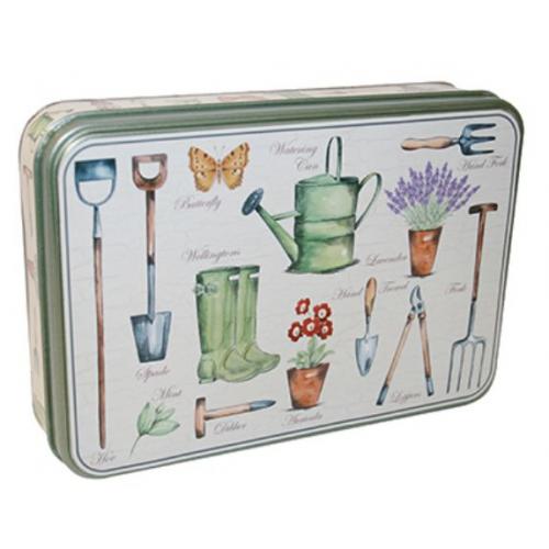 Grandma Wilds Embossed Garden Tin 6 x  1362