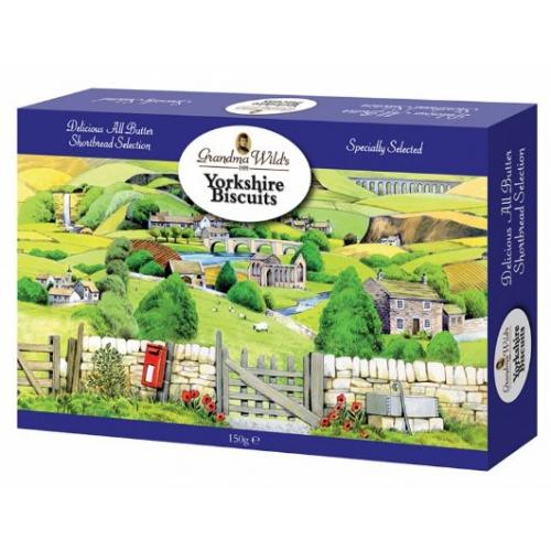 Grandma Wilds Yorkshire Shortbread Box - All Butter Shortbread Shapes