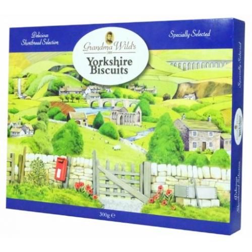 Grandma Wilds Yorkshire Shortbread Box - All Butter Shortbread Shapes