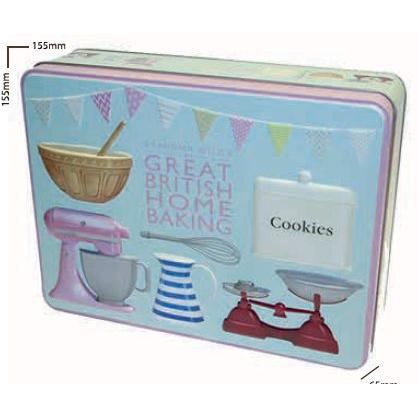 Grandma Wilds Great British Home Baking Tin - Stem Ginger & Lemon, Chocolate Chip & Clotted Cream, Chocolate Chip, All Butter Shortbread