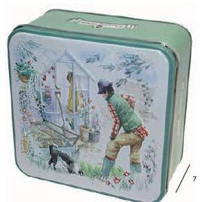 Grandma Wilds Embossed Potting Shed Tin 6 x  1415