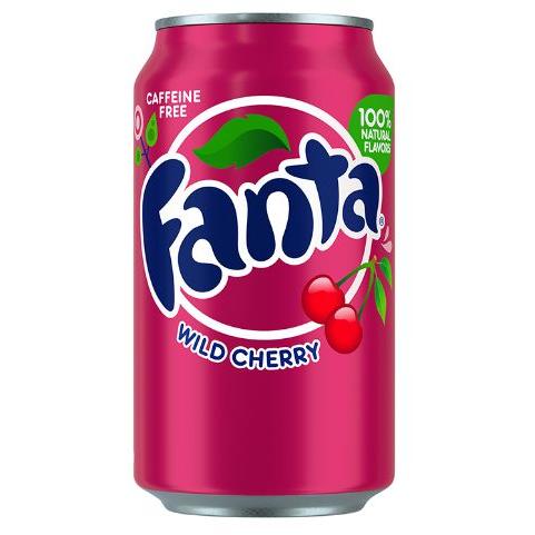 Fanta Cans - Wild Cherry