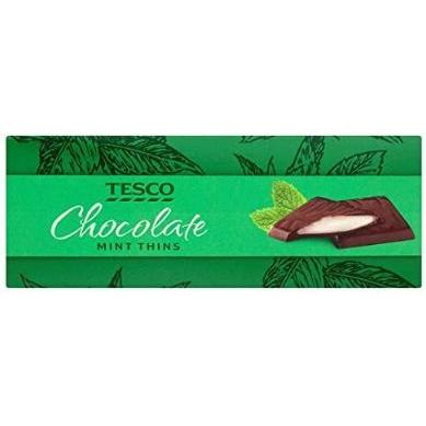 Tesco Dark Chocolate Mint Thins