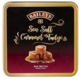 X Gardiners - Baileys Sea Salt & Caramel Fudge Square Tin 24 x  BAISS100