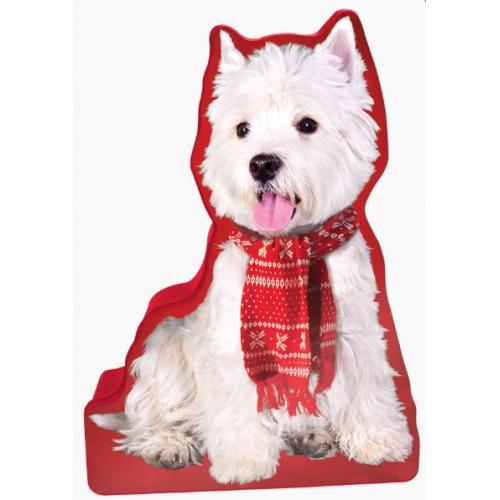 Stewarts Novelty Range Shortbread - Westie with Red Scarf