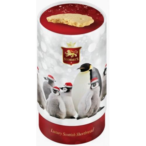 Stewarts Tube Range Shortbread - Santa Penguins