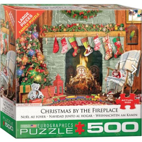 Christmas by the Fireplace 1 x