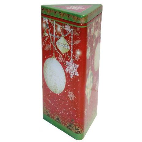Grandma Wilds Embossed Triangular Christmas Bauble Tin