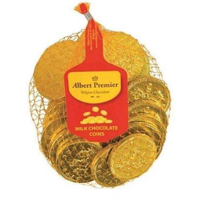 X Albert Foiled Snowman Net of Coins 65 x  167281