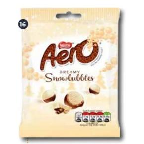 Nestle Aero Bubbles White Bag