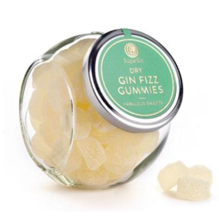 Sugarsin Dry Gin Fizz Gummies Jar