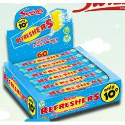Swizzels Refresher Original Chew Bars Singles 60pk