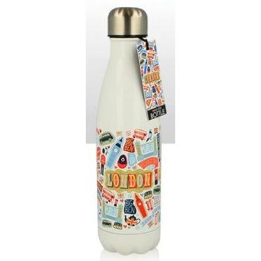 T - Metal Drinks Bottle - Vintage London 1