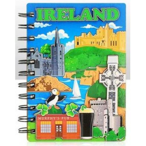 Notebooks - Ireland Skyline Wooden