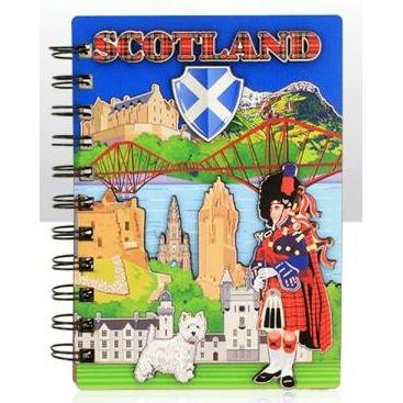 T - Notebooks - Scotland Skyline Wooden 8pcs