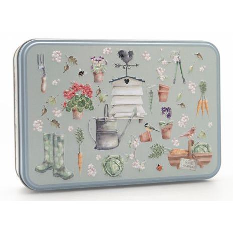 Grandma Wilds Embossed Garden & Beehive Tin