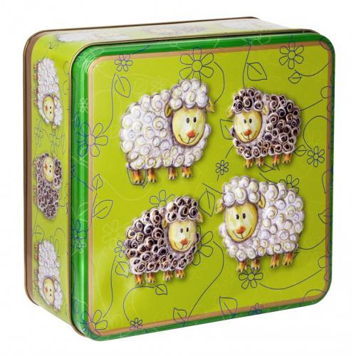 Grandma Wilds Square Sheep Tin