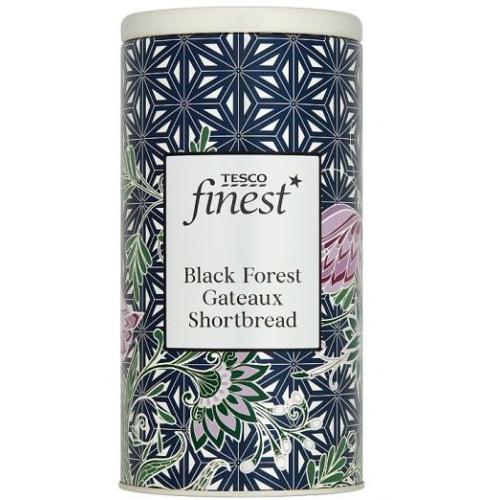Tesco Finest Black Forest Gateaux Shortbread Round