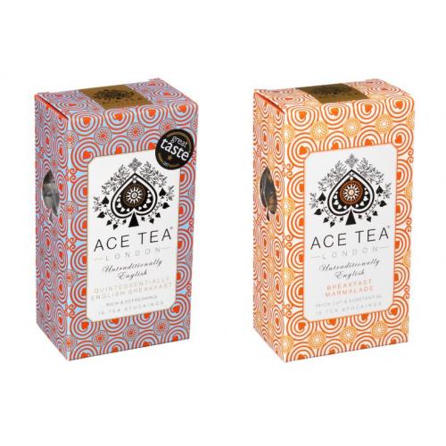 Ace Tea London Black Tea Duo Pack - Breakfast & Marmalade 5 x  DUO03