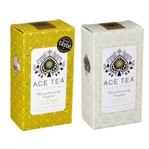 Ace Tea London Green Tea Duo Pack - Ginger & Jasmine