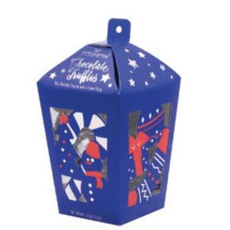 IB - Poshpin Christmas Lantern Milk Chocolate Truffles with a Creamy Centre