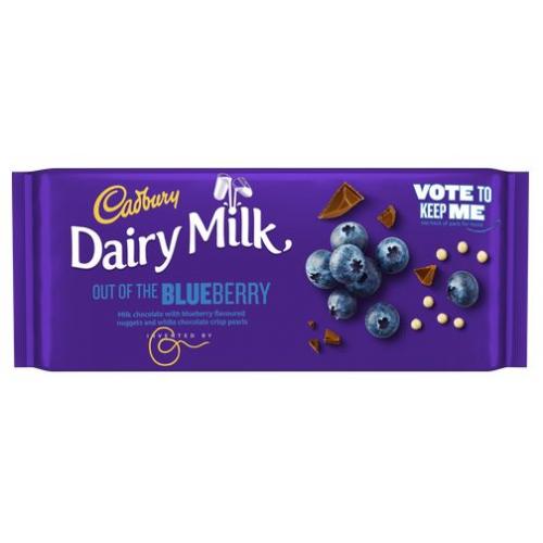 Dairy Milk Out of the Blueberry
