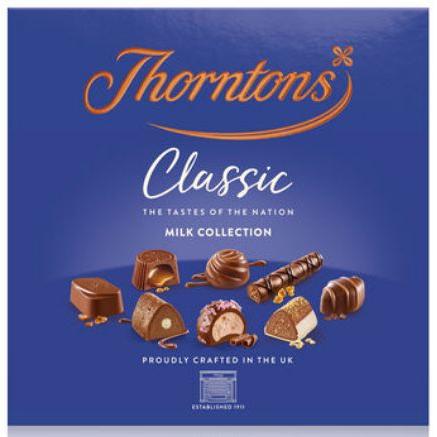 Thorntons Milk Classic Collection