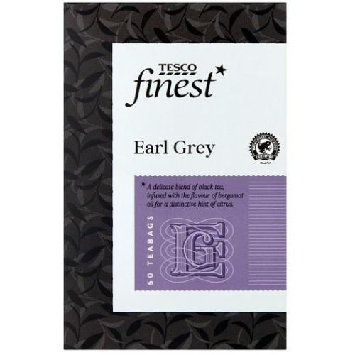 Tesco Finest Earl Grey Teabags 6 x 50s x 125G