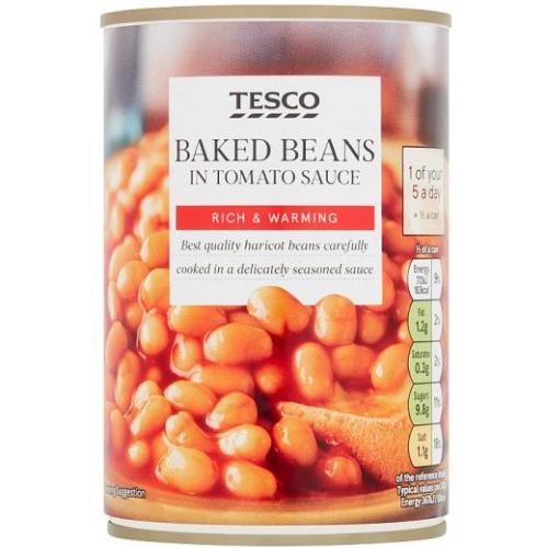 Tesco Baked Beans In Tomato Sauce