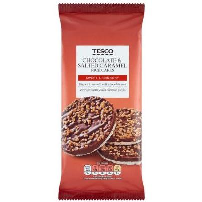 Tesco Chocolate & Salted Caramel Rice Cakes