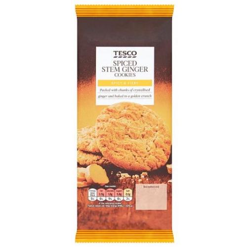 Tesco Spiced Stem Ginger 10 Cookie 6 x 200G