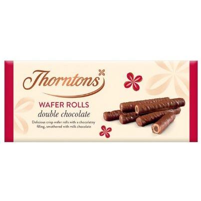 Thorntons Double Chocolate Wafer Rolls 14 x 103g