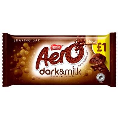 Nestle Aero Block Dark & Milk Bar