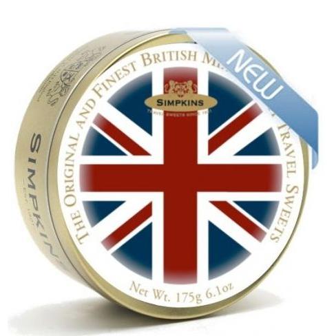 Simpkins Mixed Fruit Union Flag Tin