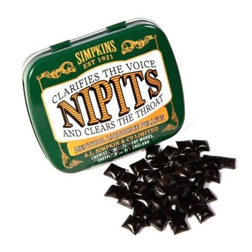 Simpkins Nipits Menthol Liqourice  Pellets 18 x