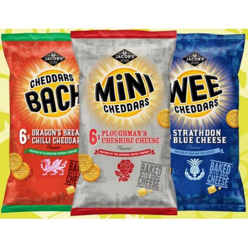 Jacobs Mini Cheddars Strathdon Blue Cheese  x 25g