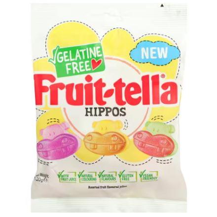 Fruittella Gelatine Free Hippos