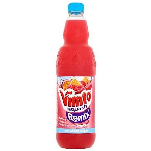 Vimto Remix Raspberry Orange & Passionfruit squash NSA