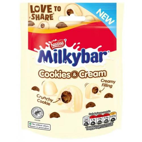 Nestle Milkybar Cookies & Cream Bites Pouch