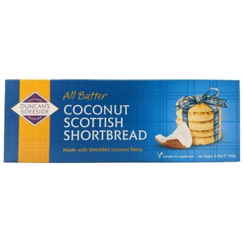Duncan's Shortbread 150g - All Butter Coconut