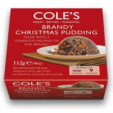 Cole's Brandy Christmas Pudding