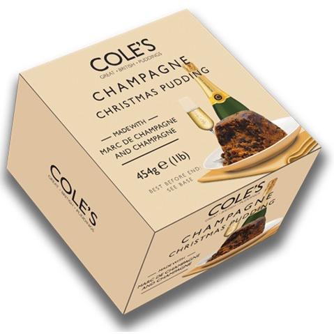 Cole's Champagne Christmas Pudding