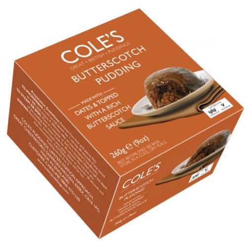 Coles Boxed Butterscotch Steamed Pudding