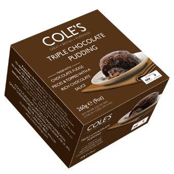Coles Boxed Triple Chocolate Steamed Pudding